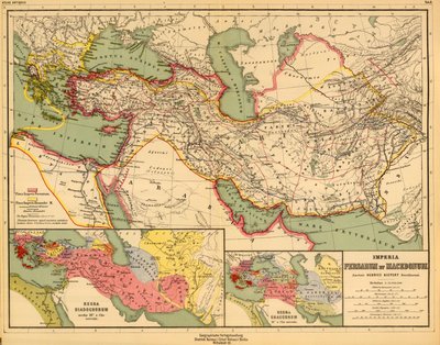 Empire of the Persians and Macedonians by Heinrich Kiepert